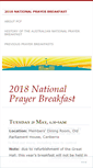 Mobile Screenshot of nationalprayerbreakfast.org