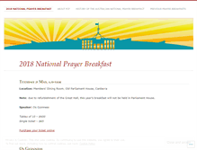 Tablet Screenshot of nationalprayerbreakfast.org